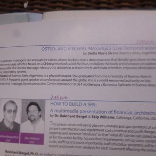 2000. 0STEOPATIC and VISCERAL MASSAGE INTERNATIONAL    COMGRESS MIAMI